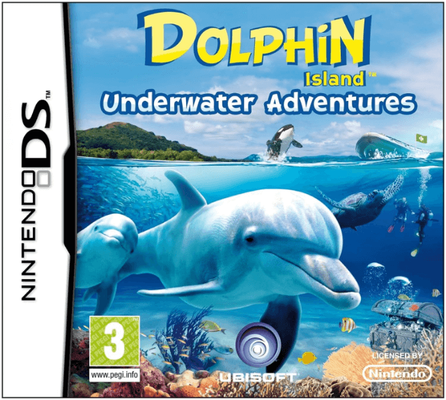 Dolphin Island Underwater Adventures box art for Nintendo DS